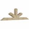 Ekena Millwork Saratoga Rough Sawn Timber Gable Bracket, Douglas Fir, 96"W x 28"H x 6"D x 6"F, 7/12 Pitch GBW096X28X0606SAR00RDF - alternate 4